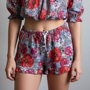 Kensie Floral Lounge Pajama Shorts | Size S